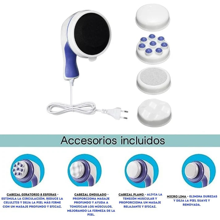 Masajeador 4 en 1 anticelulítico